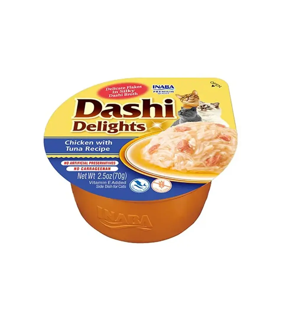 Inaba Dashi Delights cat Kura s tuniakom 70 g vanička