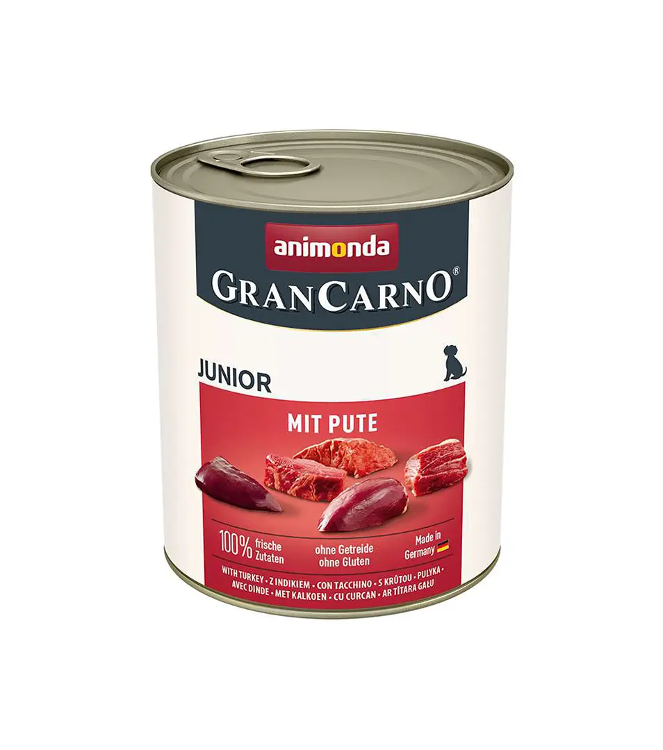 Animonda GRANCARNO® dog junior morčacie srdiečka bal. 6 x 800g konzerva