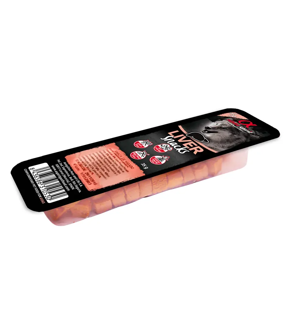 Pamlsok Alphaspirit dog snack pečienkový 35 g