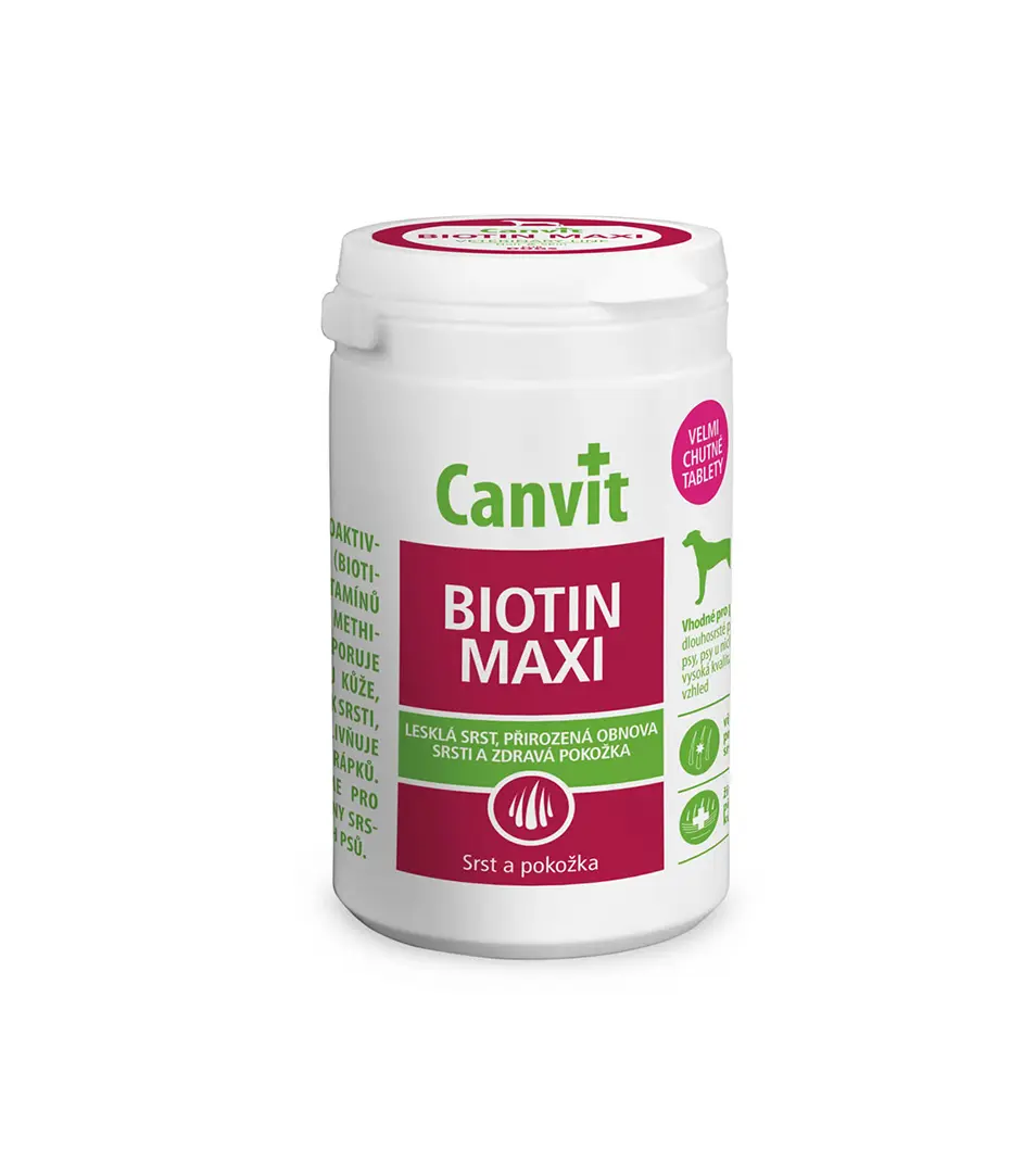 Canvit Biotin Maxi pre psy 166 tbl. 500 g