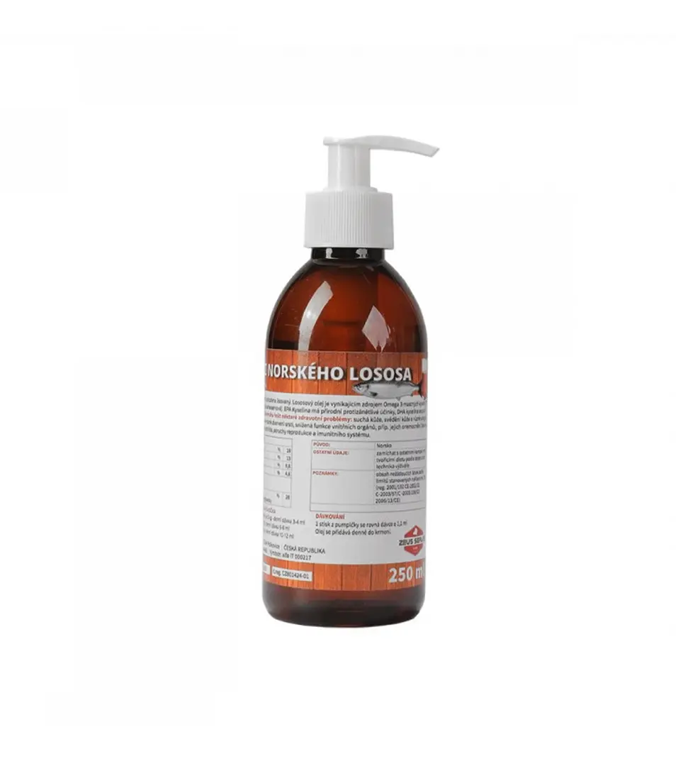 Olej z nórskeho lososa ZEUS 250 ml