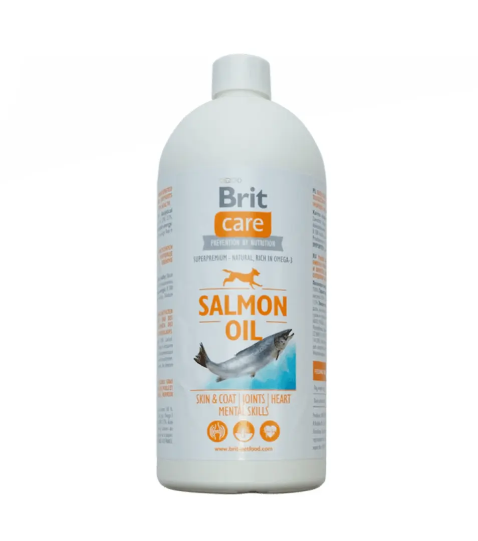 Olej lososový BRIT Care dog Salmon Oil 1000 ml