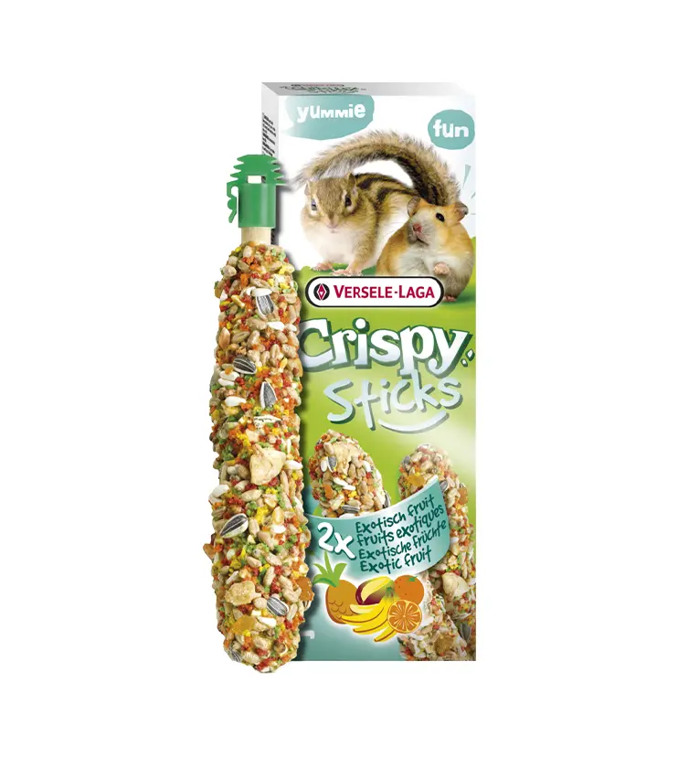Pamlsok VL Crispy Sticks Hamsters-Squirrels Exotic Fruit- exotické ovocie, škrečok/veverička 2ks 110 g