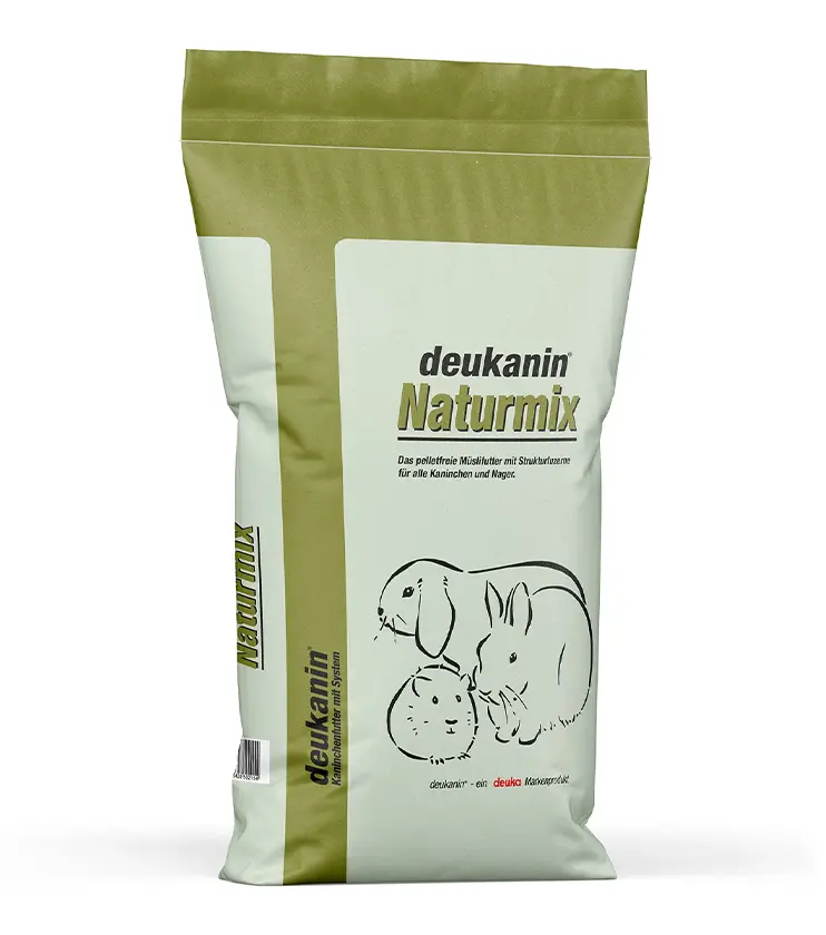 Deukanin Naturmix 2 kg vedro (Králiky, morčatá, škrečky)