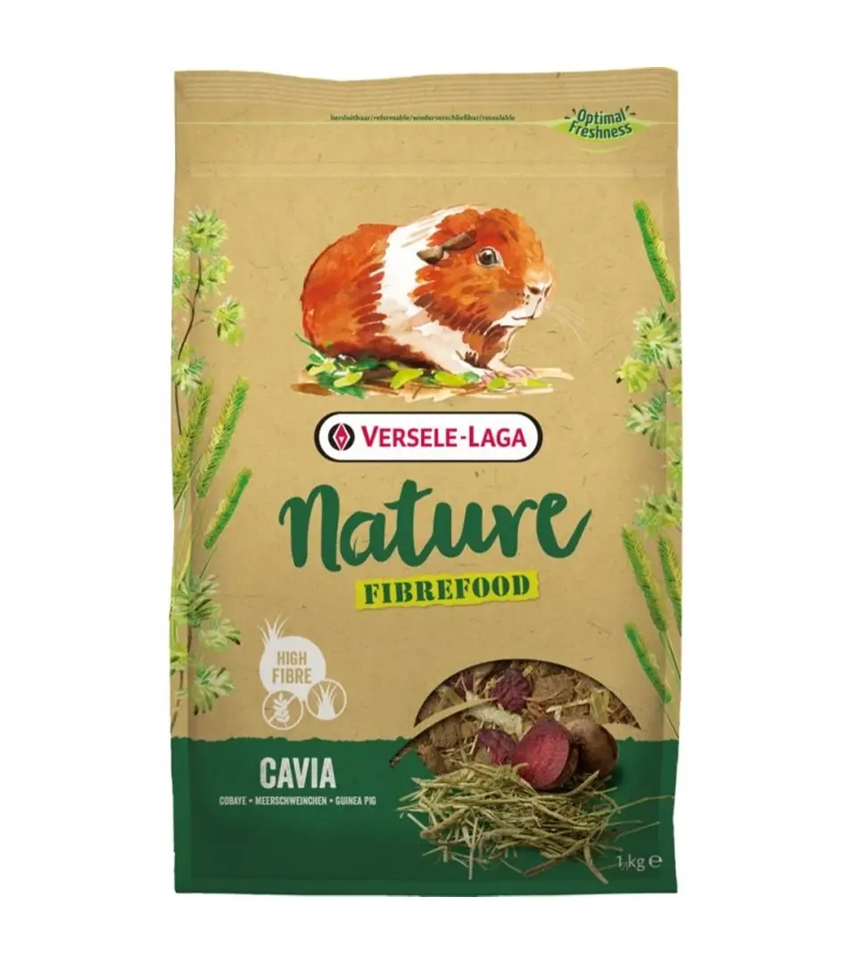 VL Nature Cavia Fibrefood - s vysokým obsahom vlákniny pre morčatá 1 kg