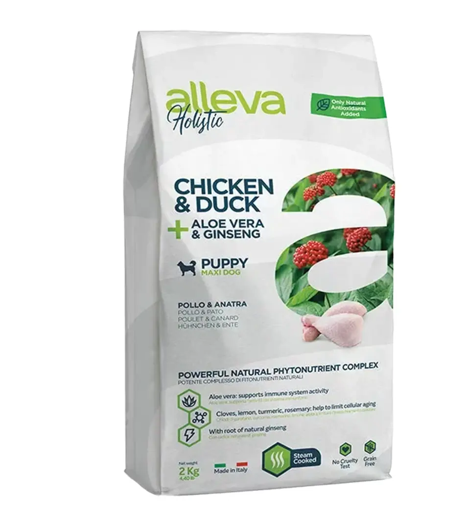 Alleva HOLISTIC dog puppy & junior maxi chicken 12 kg