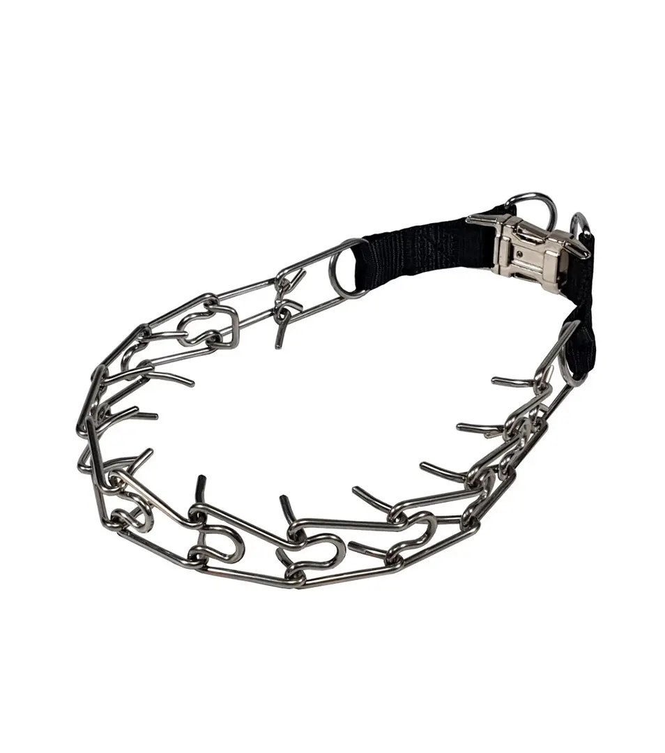 BAFPET Obojok OSTNÁČ s kovovou prackou Farba: Strieborná, Rozmer: 3,0 mm x 60 cm | 00053