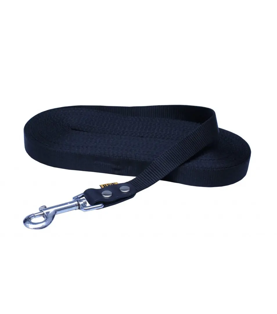 BAFPET Stopovacia vôdzka, popruh Farba: Čierna, Dĺžka: 25mm x 1500cm 18003