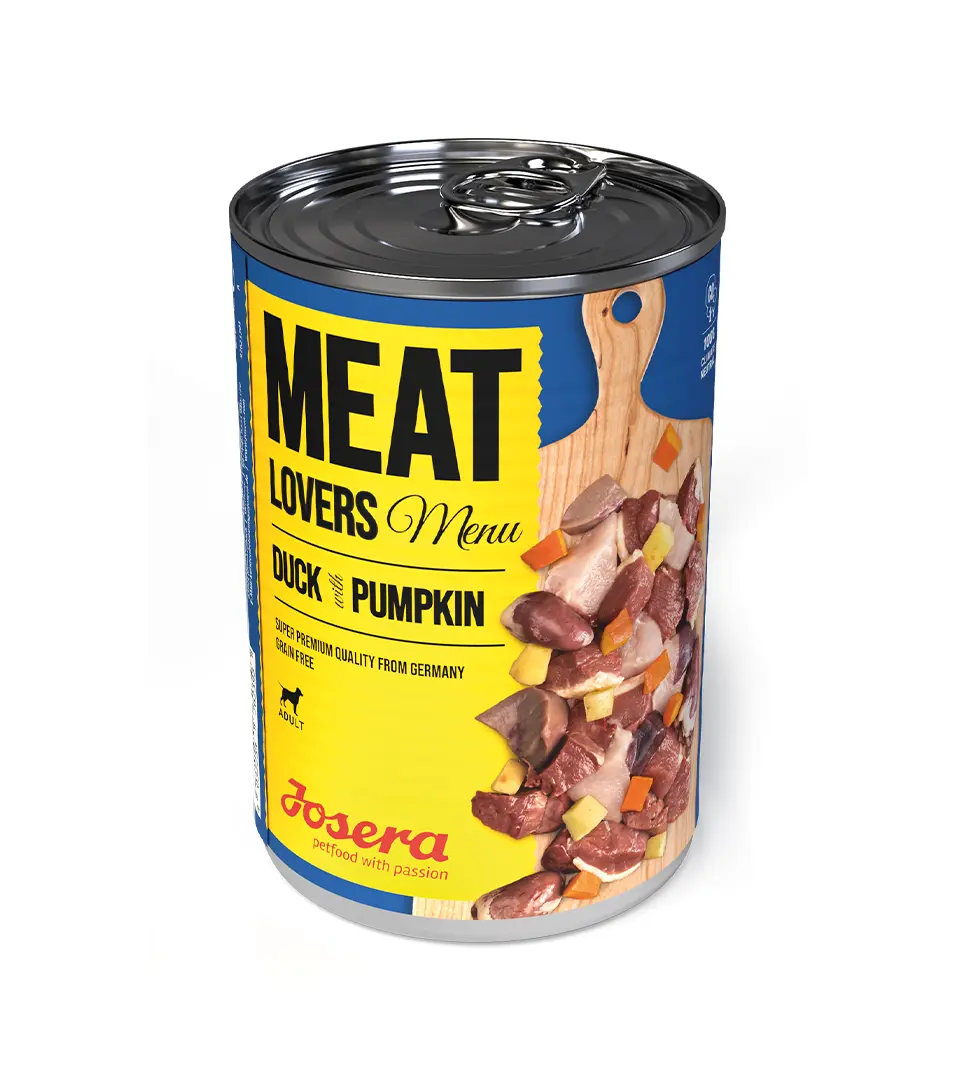 Josera konzerva Dog Meat Lovers Menu Duck with Pumpkin 800 g