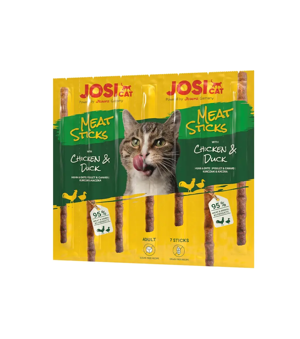 JosiCat pamlsok Cat Meat Sticks Chicken&Duck 35 g