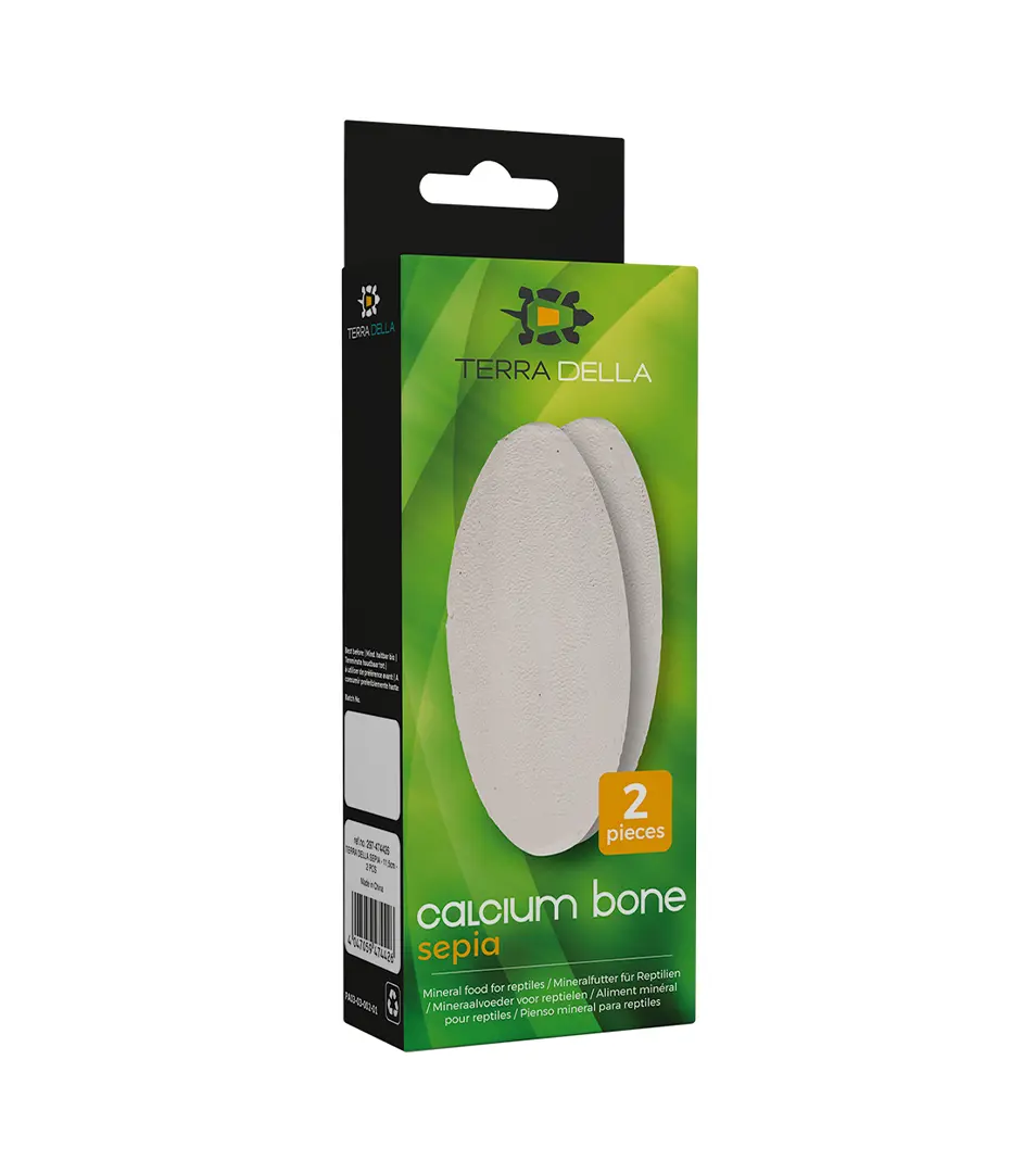 Vápniková kosť sépiová biela 2 ks