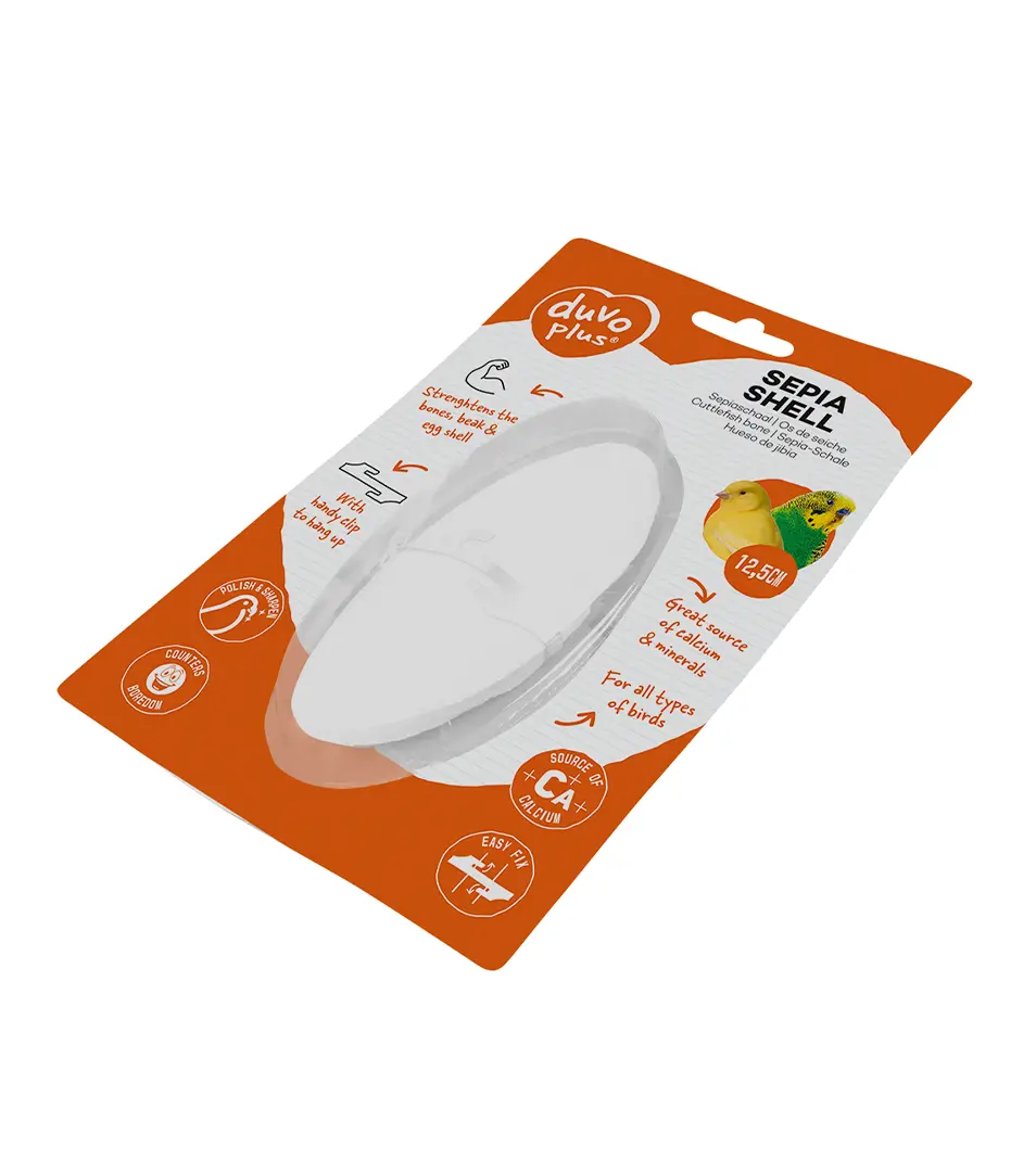Pamlsok DUVO+ Kosť sépiová pre vtáky 12,5 cm