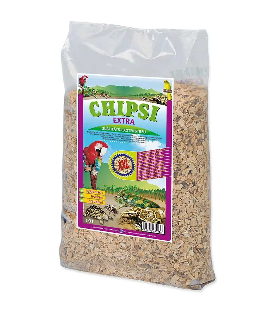 Podstielka Chipsy Extra XXL do terárií a vtáčích klietok 3,2 kg  (10 L)