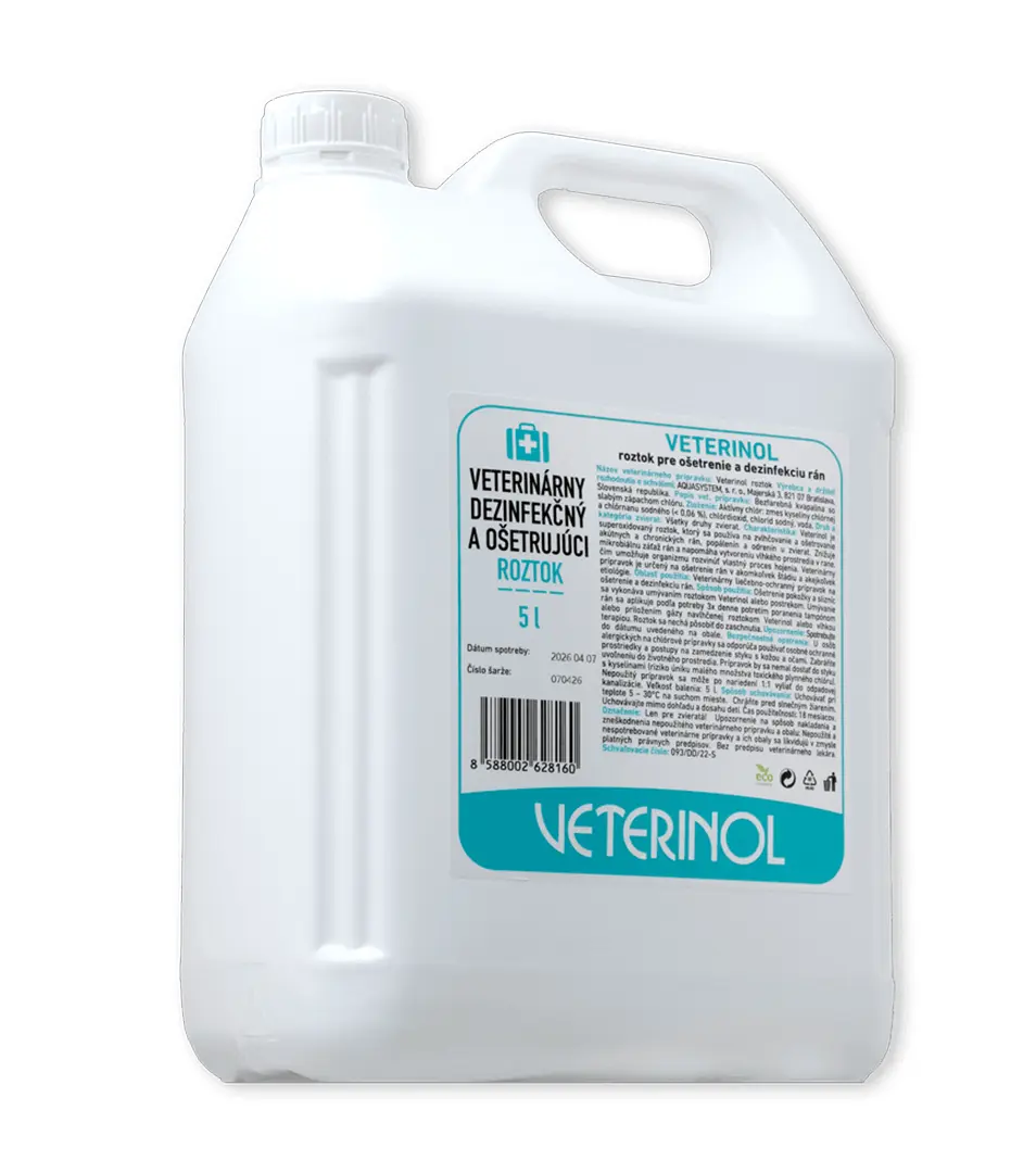 Veterinol 5 l roztok