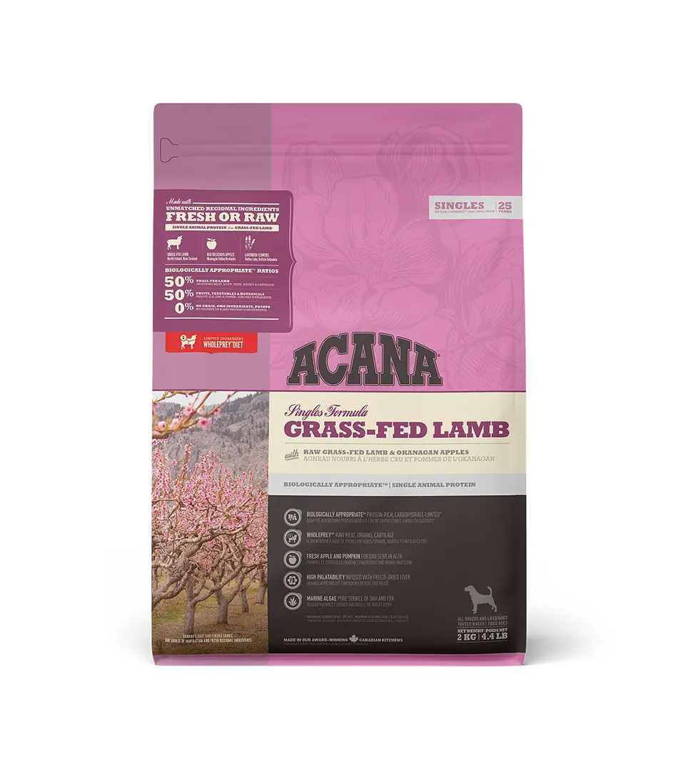 ACANA Singles Grass-Fed Lamb Dog 2 kg
