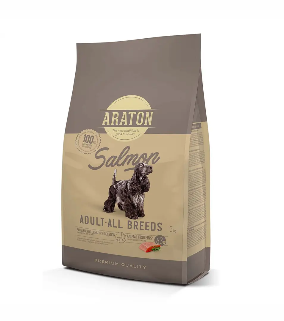 ARATON dog adult salmon NEW 3 kg