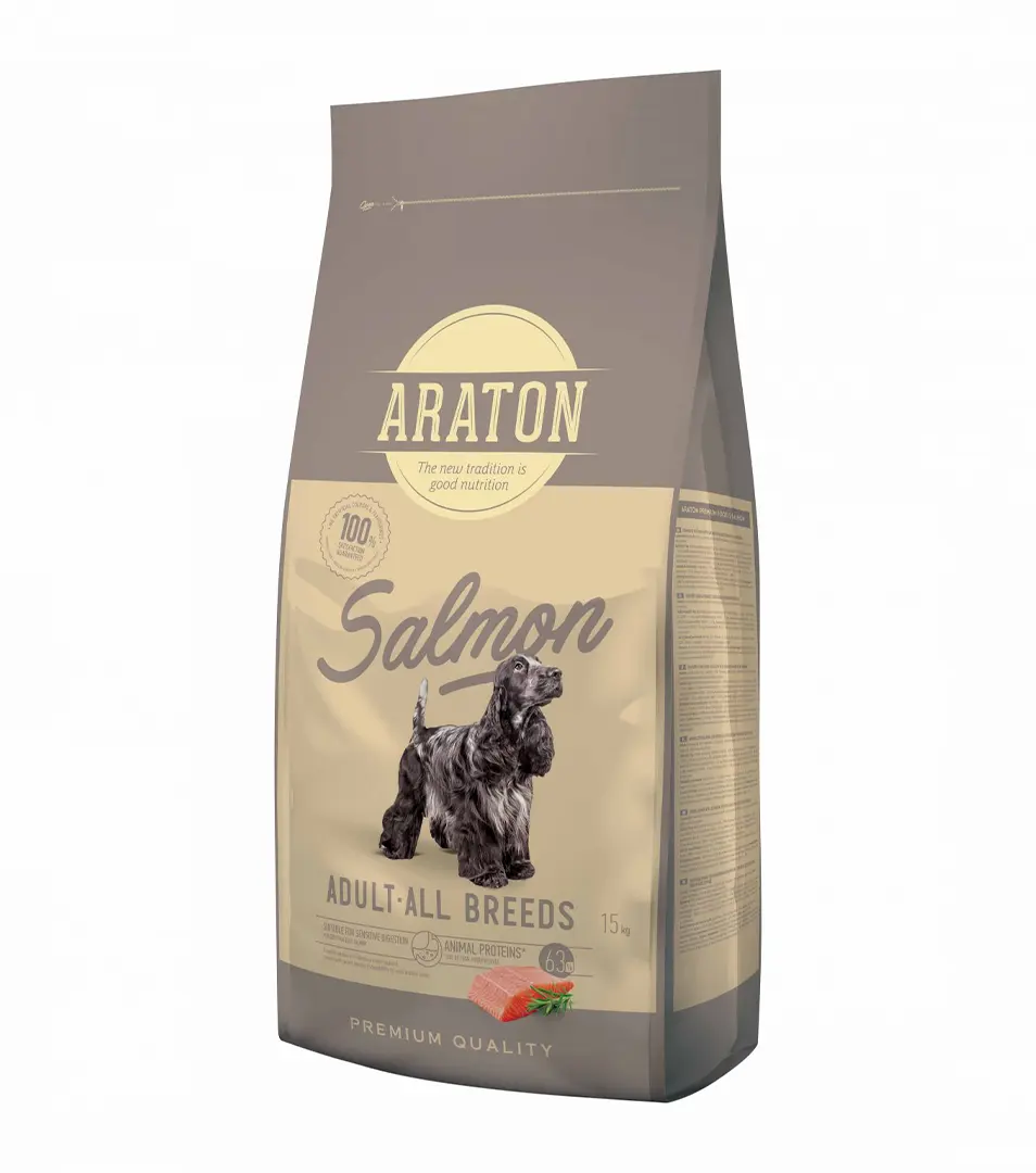 ARATON dog adult salmon NEW 15 kg