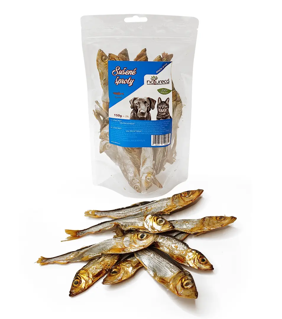 Sušené šproty 150 g, 10-12 cm