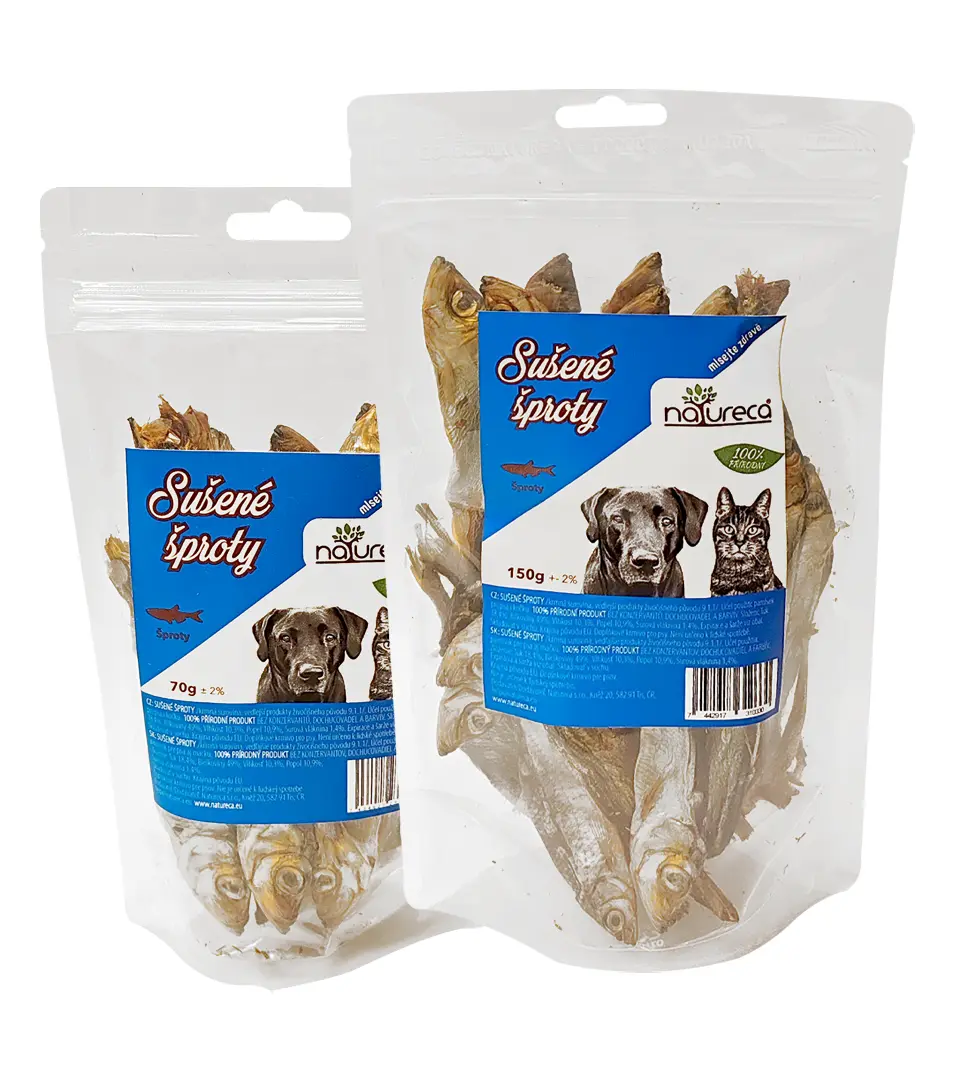 Sušené šproty 150 g, 10-12 cm