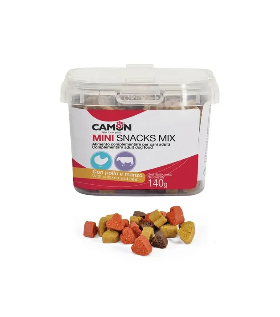 Camon Mini Snack Micro Hearts pre psov 140g