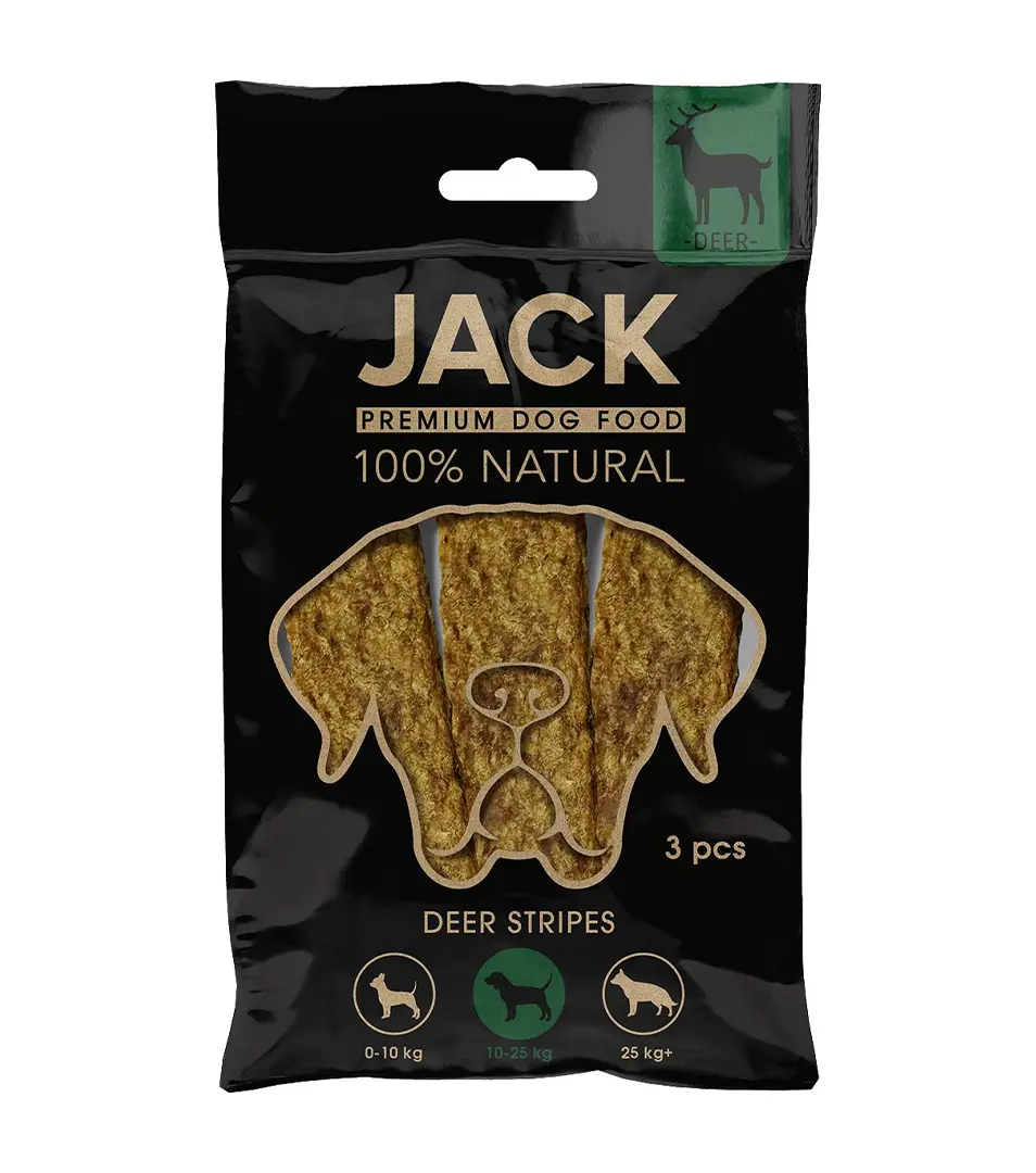 Pamlsok Jack jelenie mäso 3 ks