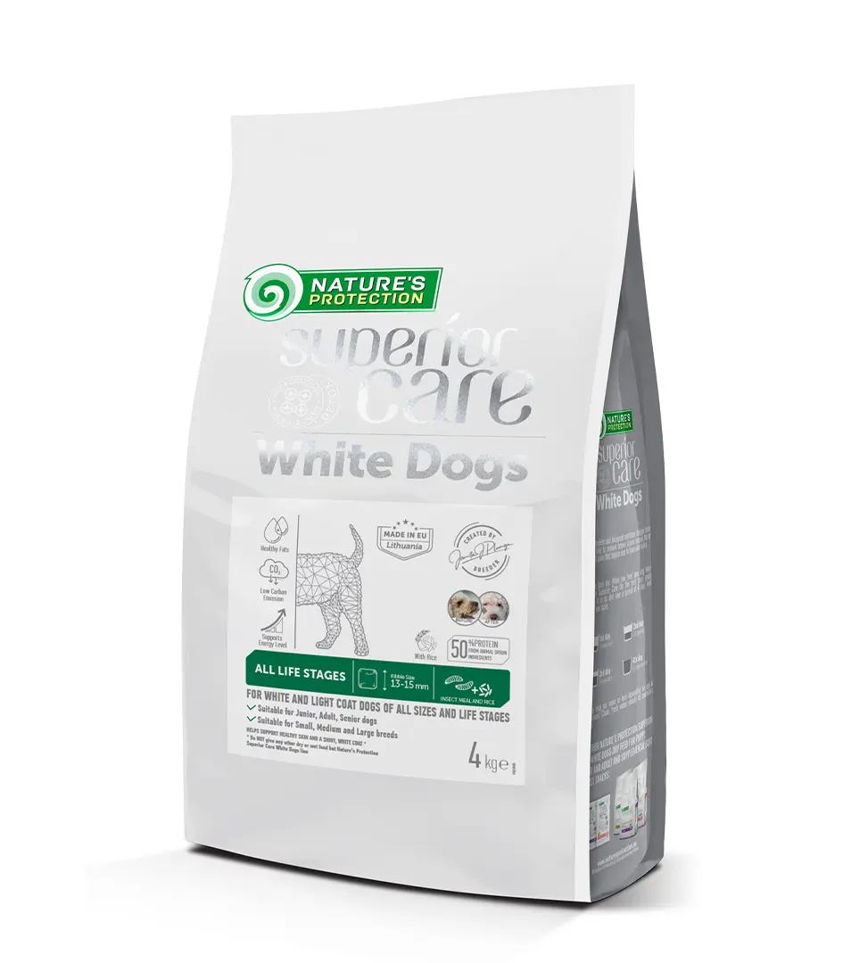Natures P Superior care white dog adult insect all breeds 4 kg