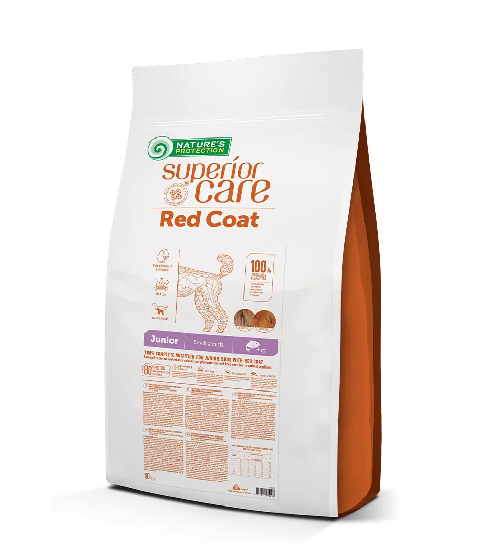 Natures P Superior care red dog GF junior salmon small 10 kg