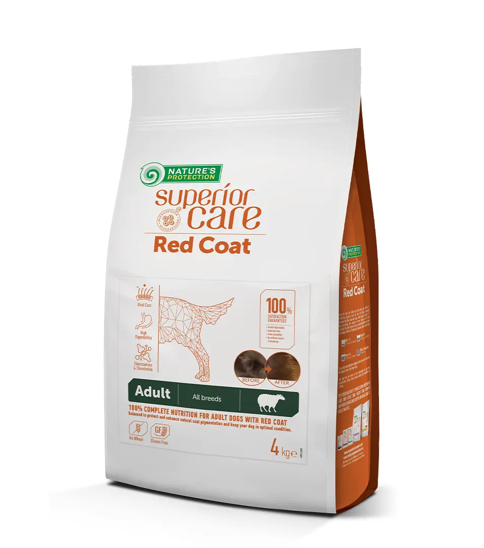 Natures P Superior care red dog GF adult lamb all breeds 4 kg