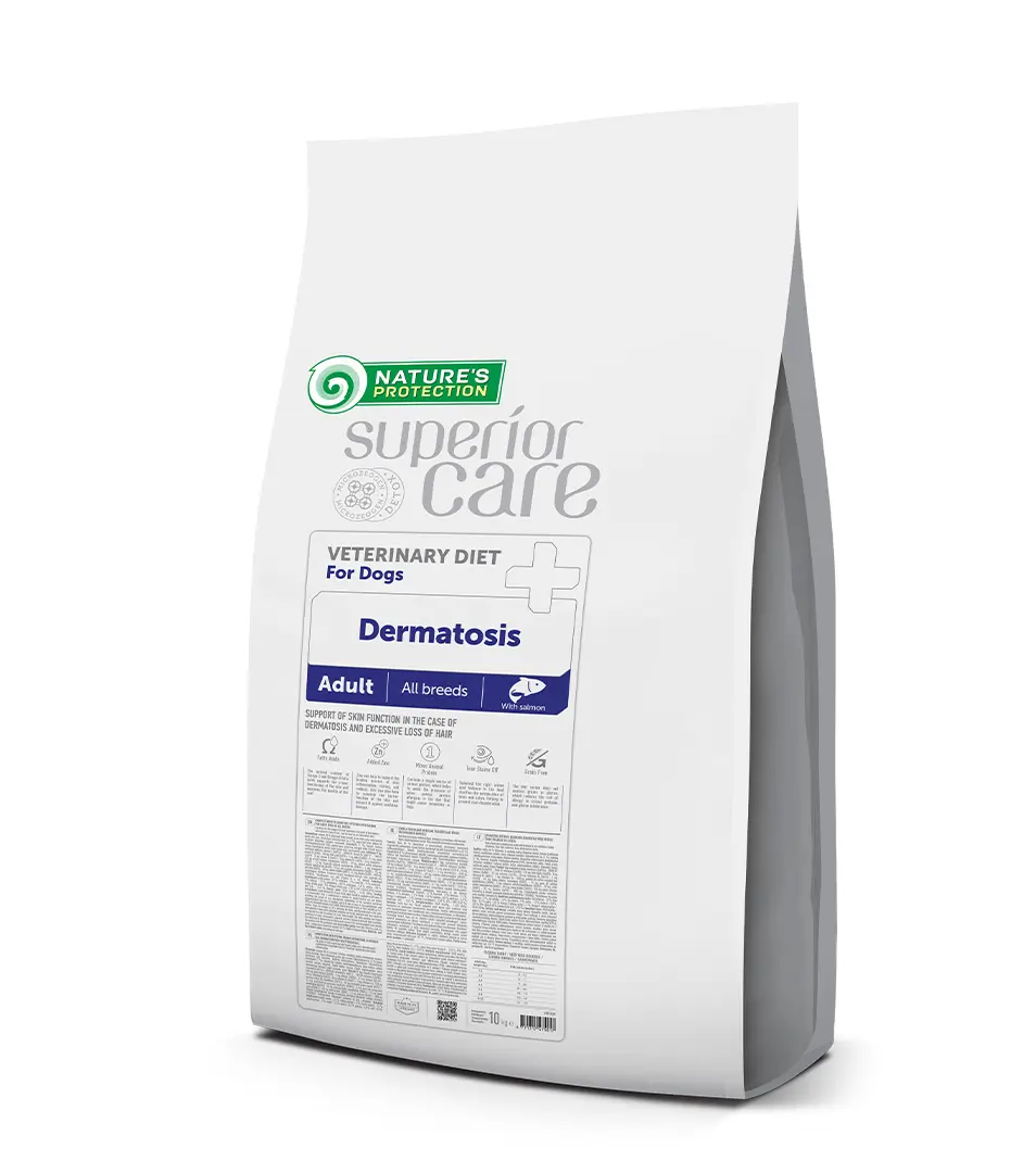 Natures P Superior care dermatosis dog adult dietetic all breeds salmon 10 kg