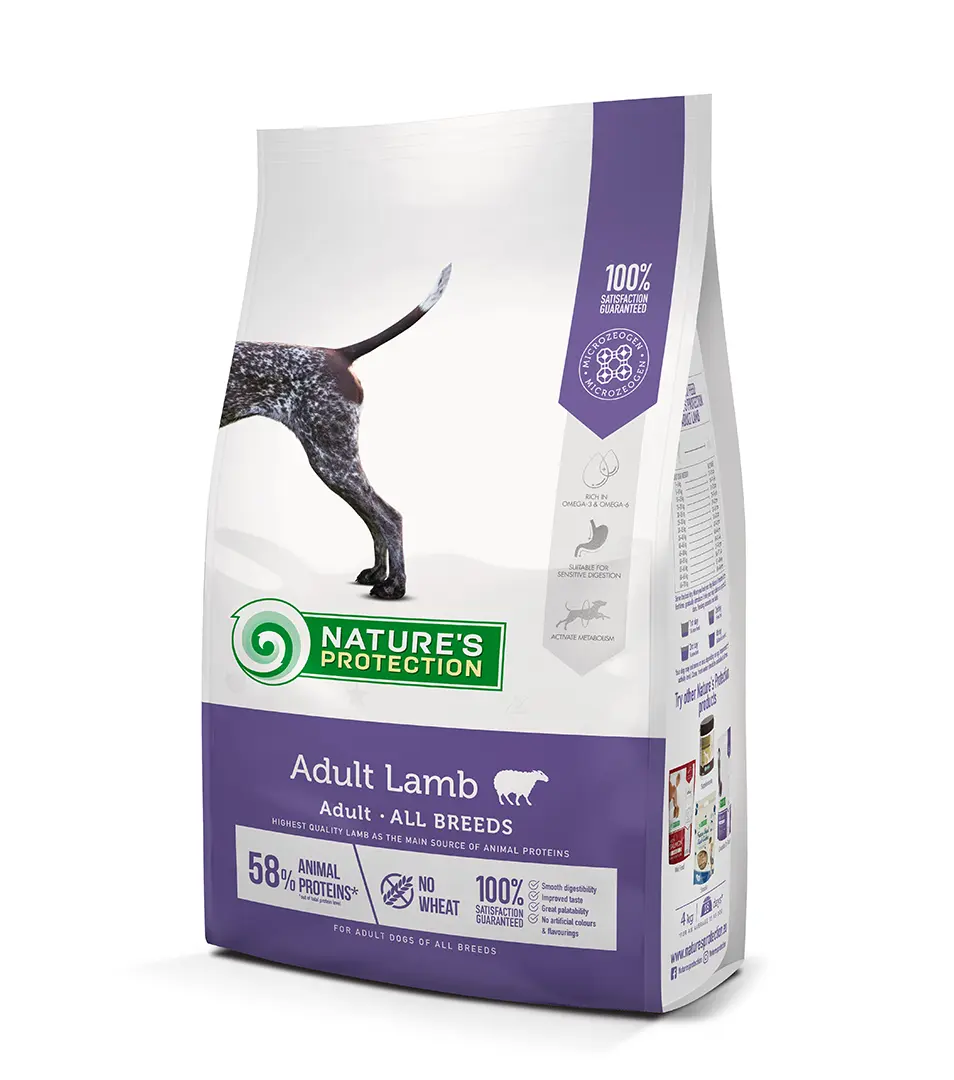 Natures P dog adult all breed lamb 4  kg