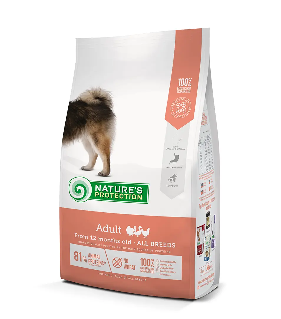 Natures P dog adult all breed poultry 12  kg