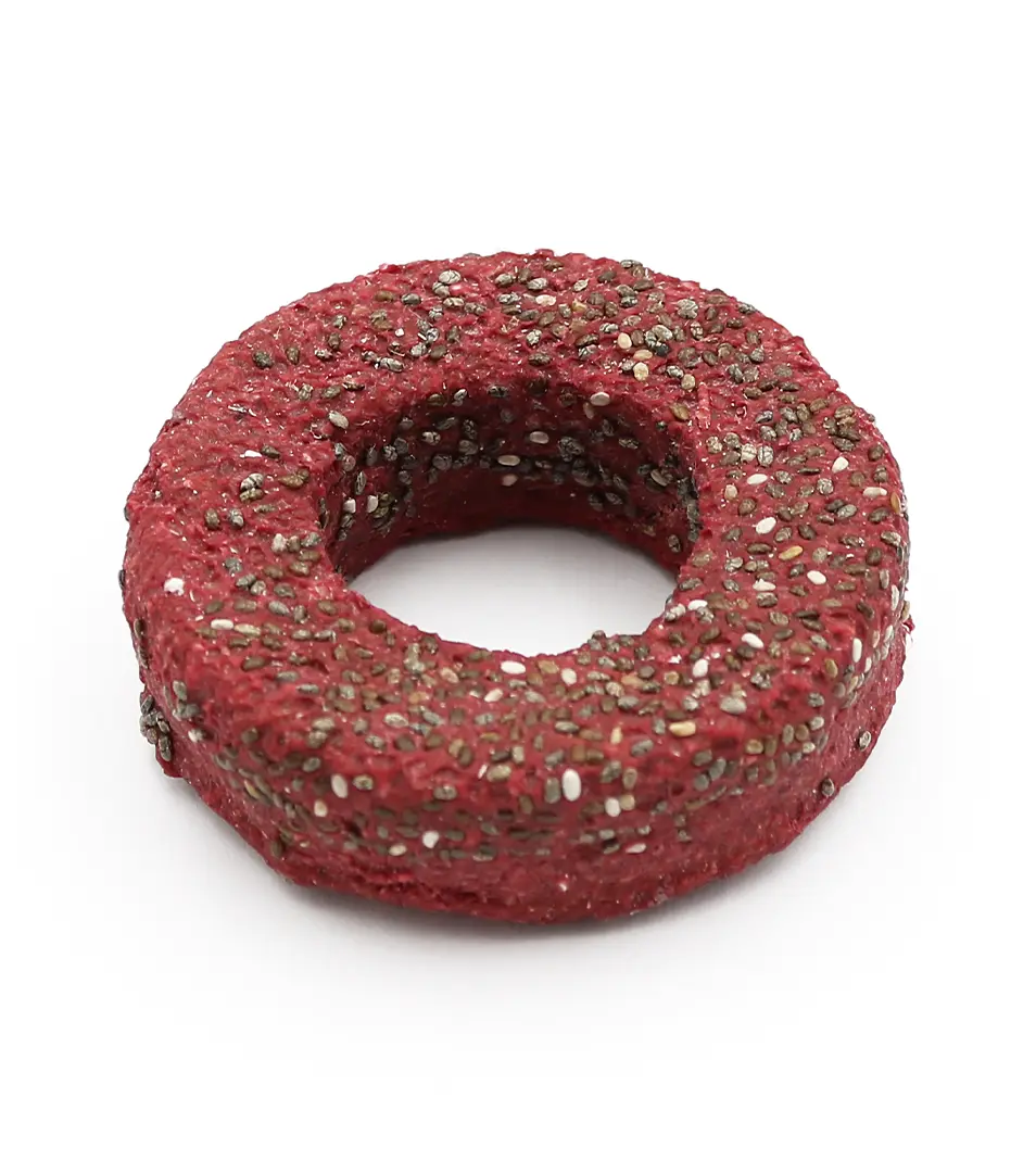 Hovädzí donut - posypaný chia semienkami Koko Charlie 1 ks