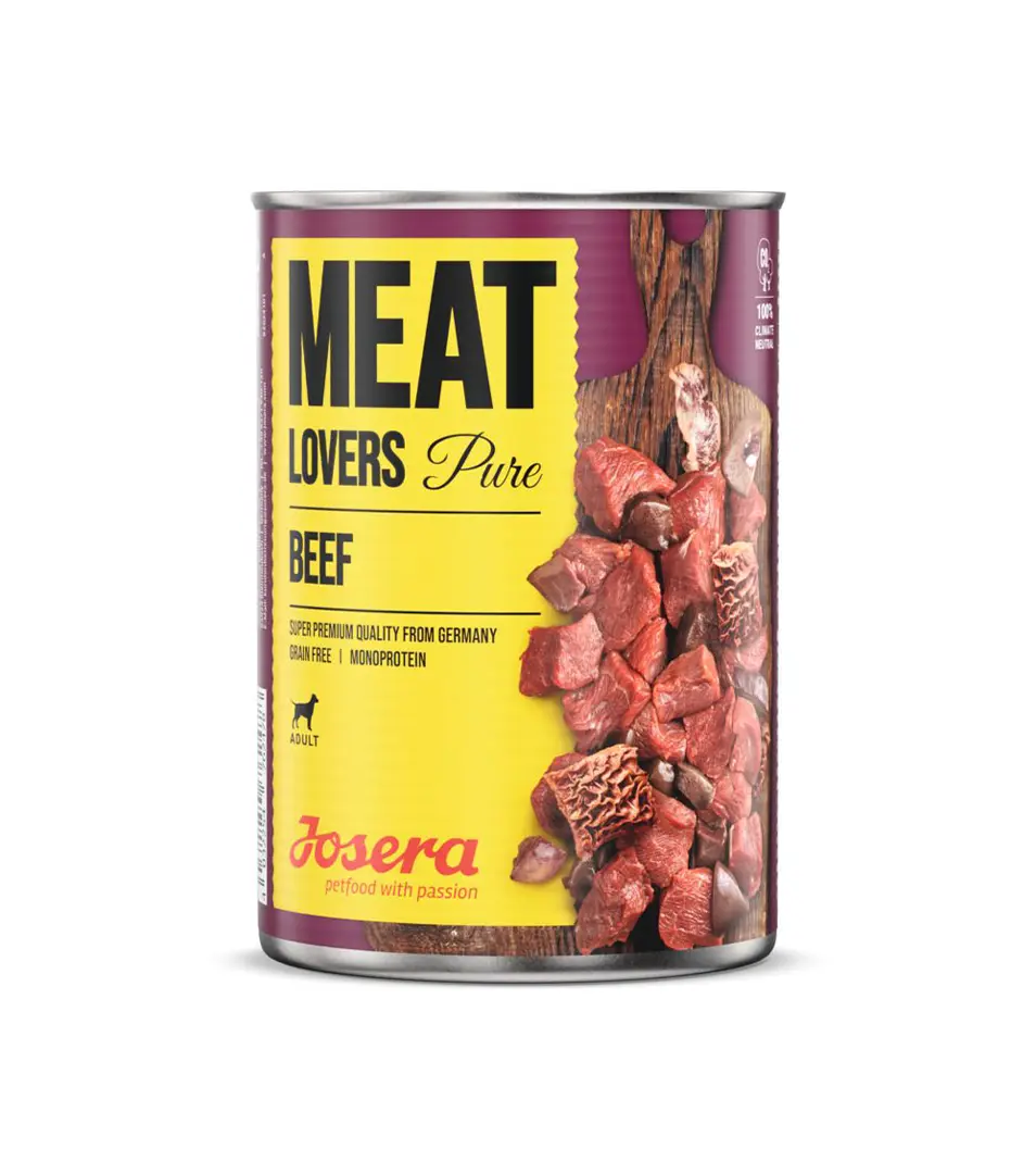 Josera konzerva Dog Meat Lovers Beef 400 g