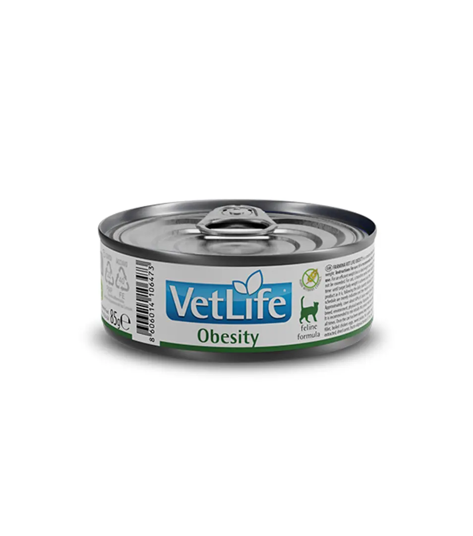 Farmina Vet Life cat obesity konzerva 85 g