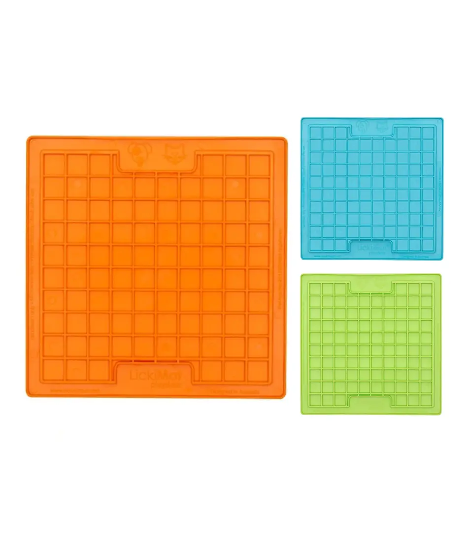 Lízacia podložka LickiMat Playdate 20x20 cm, mix farieb