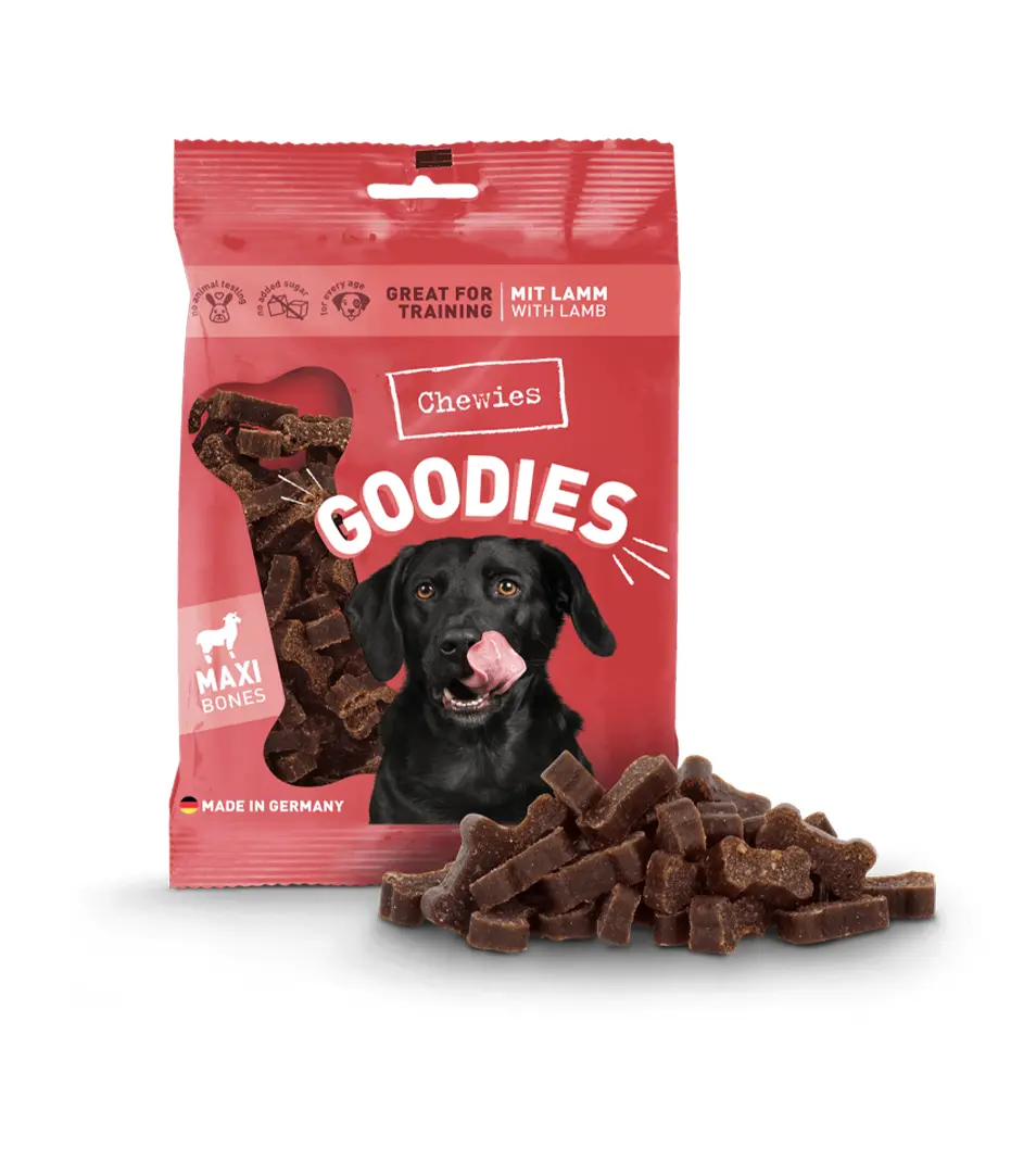 Chewies GOODIES kostičky jahňacie 200 g