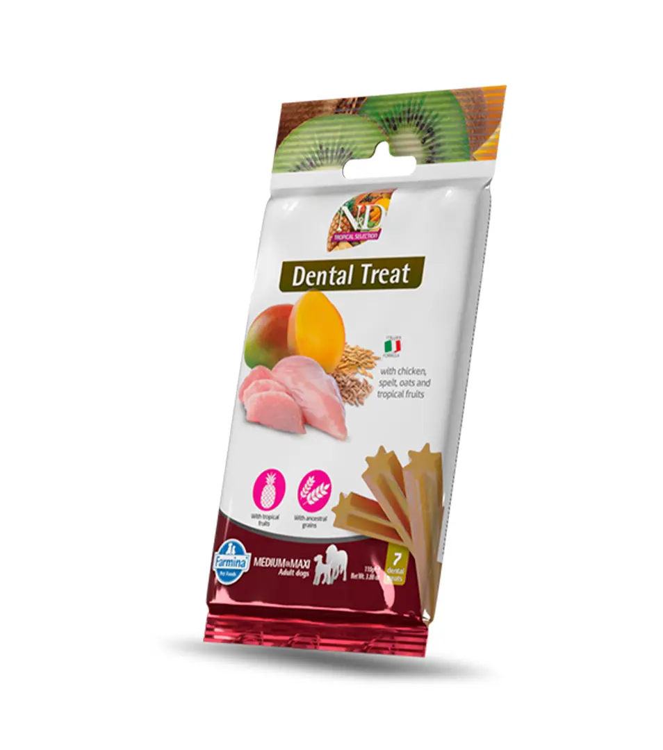 Pamlsok Farmina N&D Tropical Selection Chicken Adult medium & maxi 110g