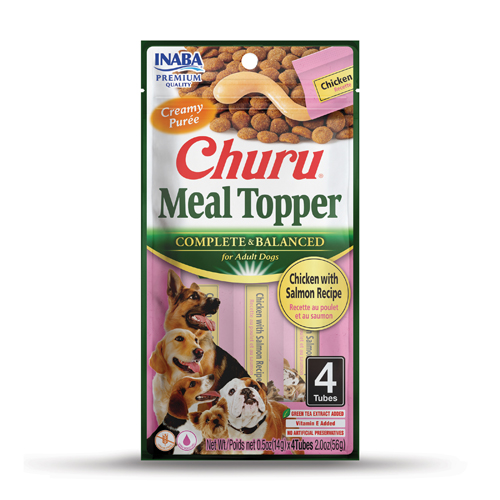 Inaba Churu Meal Topper dog Kura s lososom 4 tuby 56 g