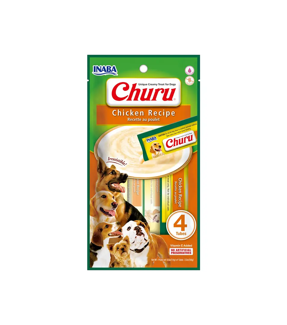 Pamlsok Inaba Churu Pyré dog Kura 4 tuby 56 g