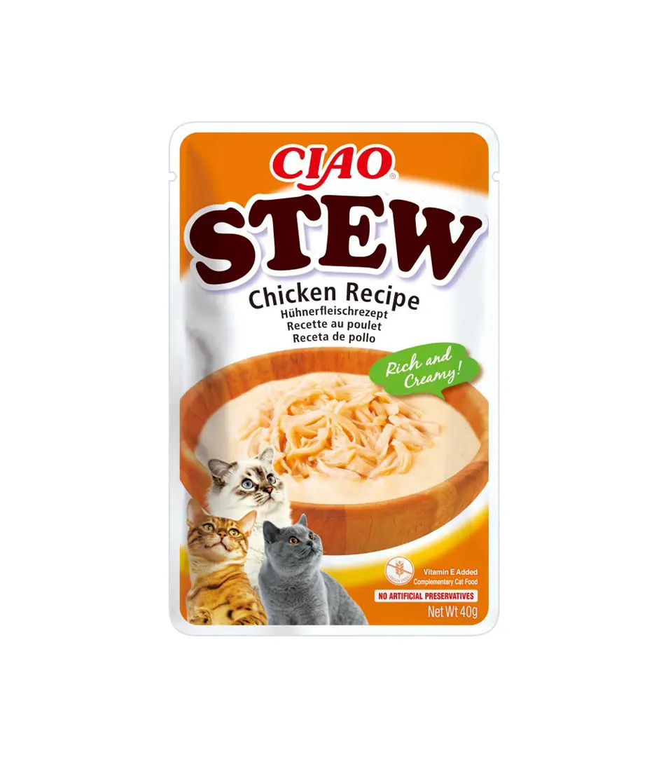 Inaba CIAO Stew Cat Kapsička Kura 1 ks 40 g