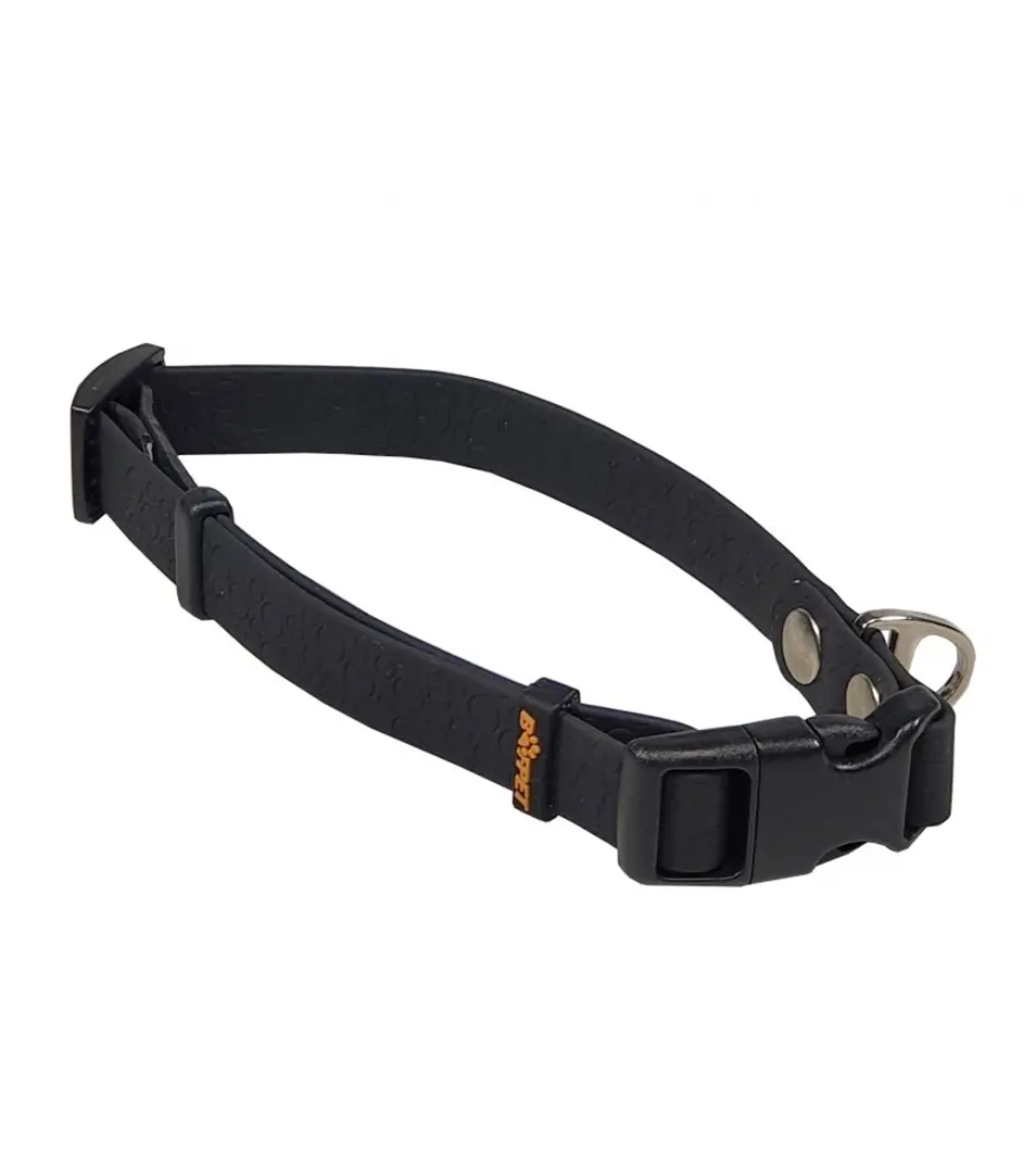 BAFPET Obojok POLYTRACE Farba: Čierna, Rozmer: 20mm x 33-51cm | 13101