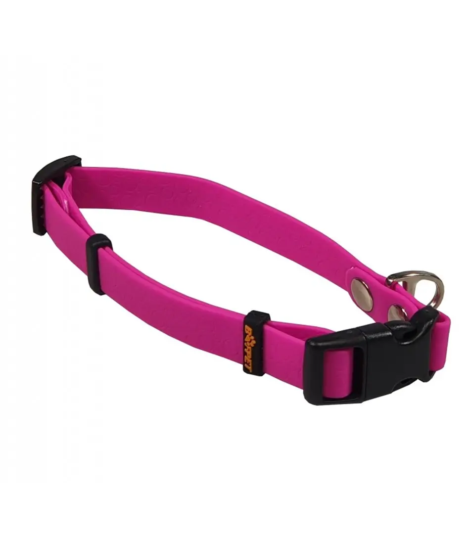 BAFPET Obojok POLYTRACE Farba: Fuchsia, Rozmer: 25mm x 38-62cm | 13102