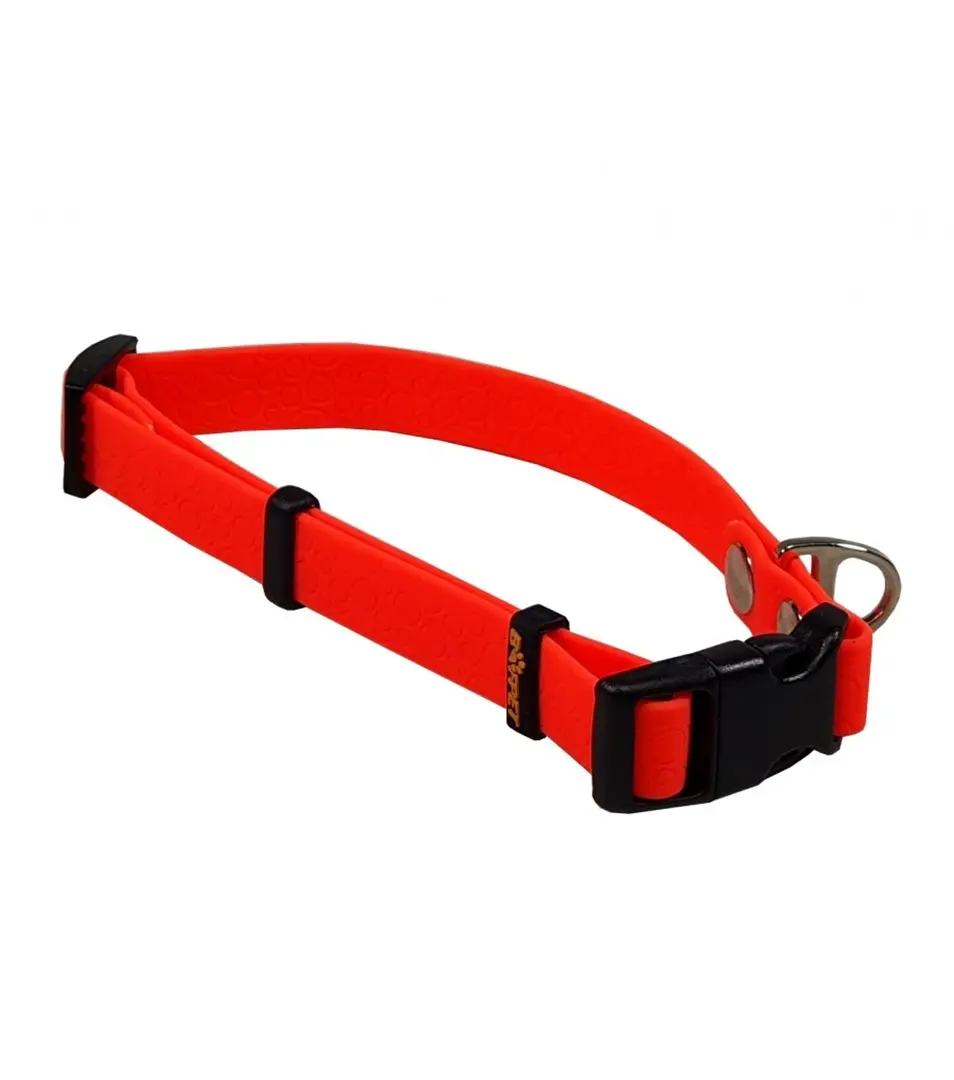 BAFPET Obojok POLYTRACE Farba: Oranžová, Rozmer: 25mm x 38-62cm | 13102