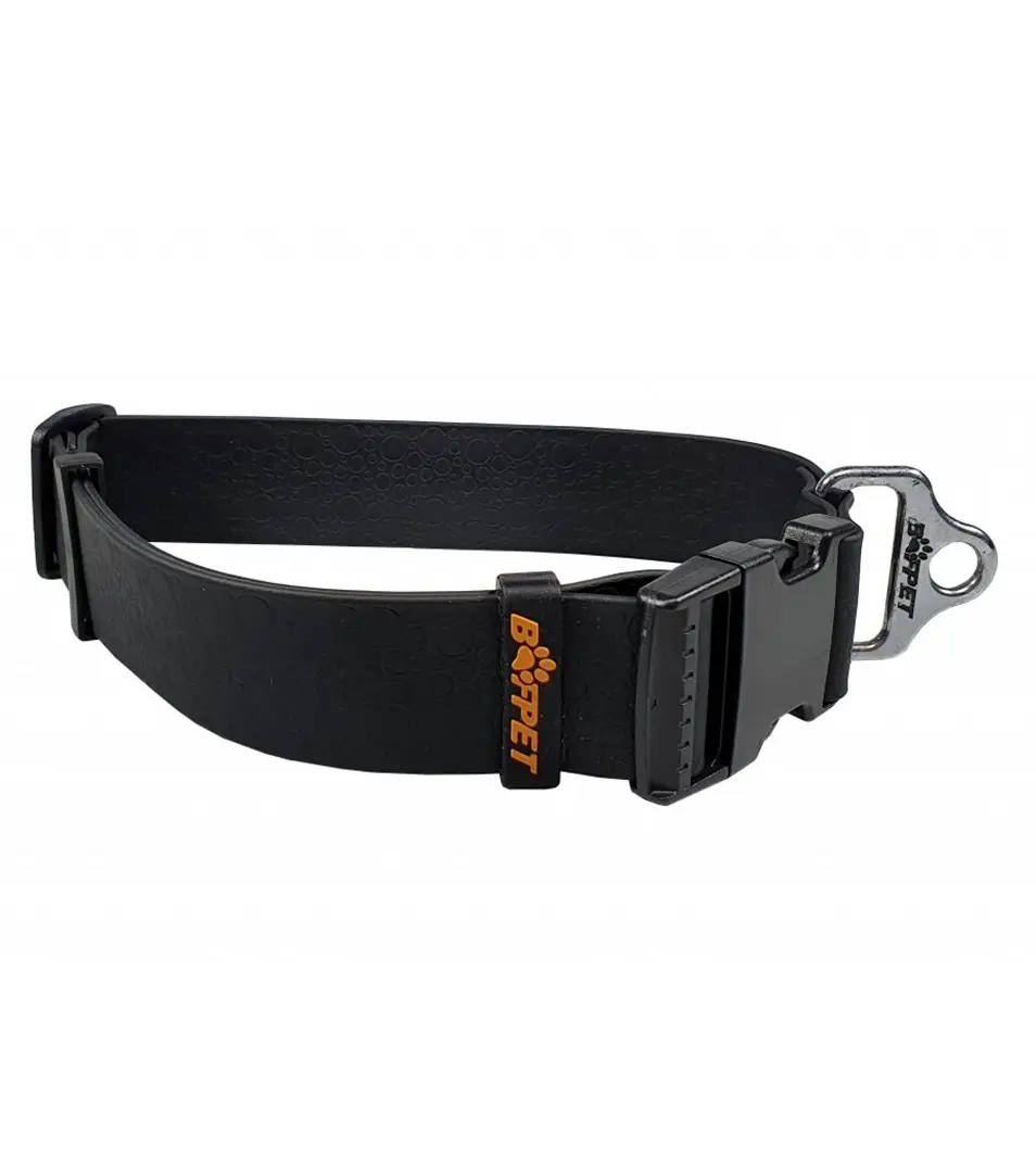 BAFPET Obojok POLYTRACE Farba: Čierna, Rozmer: 40mm x 44-70cm | 13103