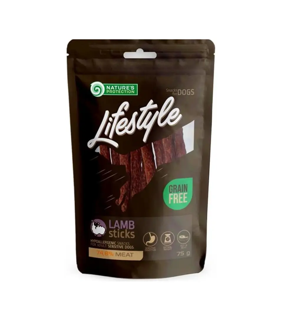 Pamlsok Natures P Lifestyle dog lamb sticks 75 g