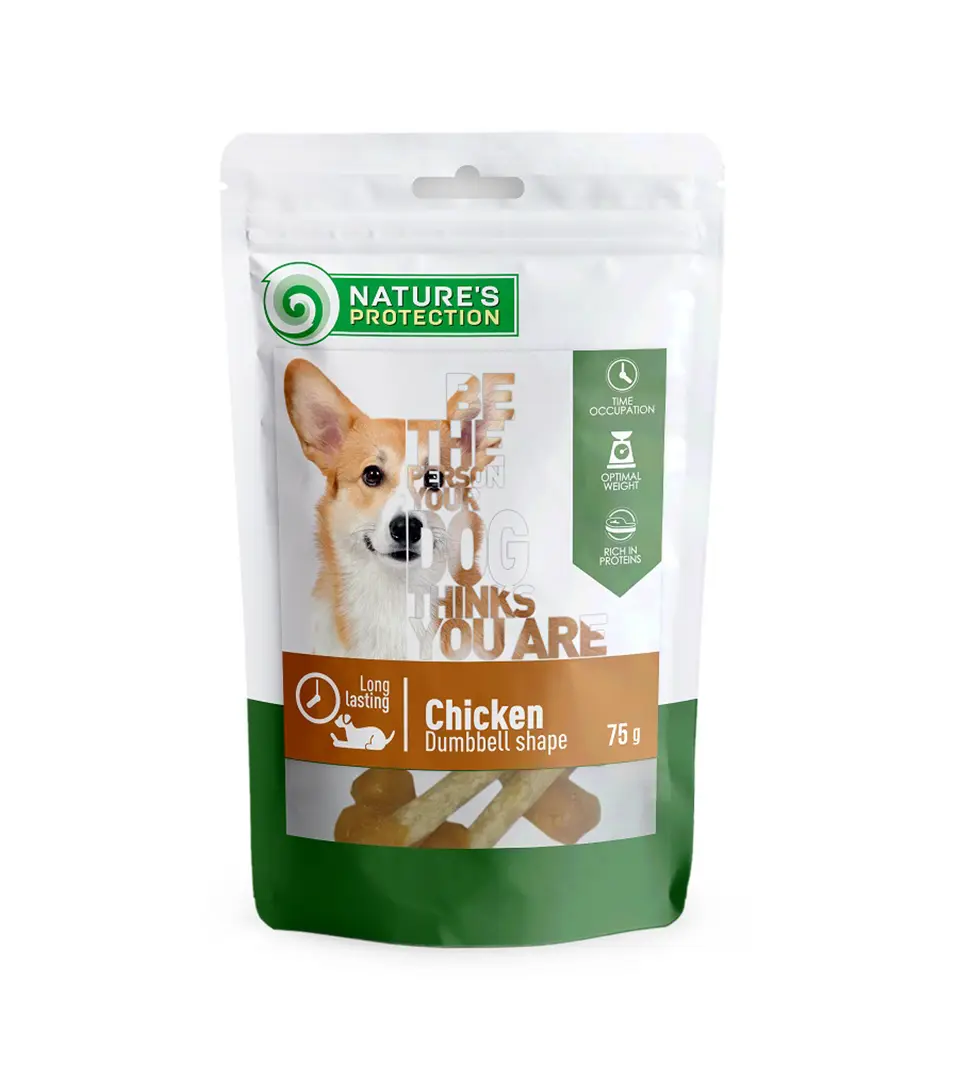 Pamlsok Natures P Snack dog with chicken 75 g