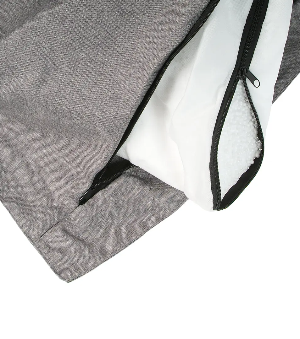 Sedací vak SOFT 160 x 120 cm strieborný