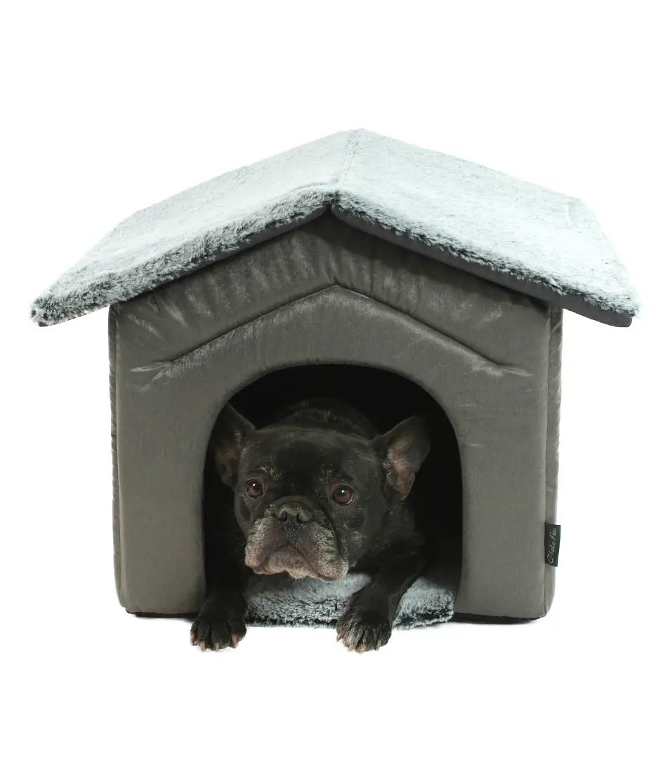 Búda pre psa Royal 65x80 cm šedá