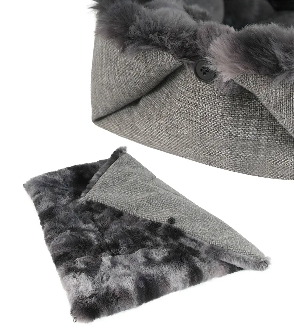 Pelech Clara 2v1 45x35 cm šedá