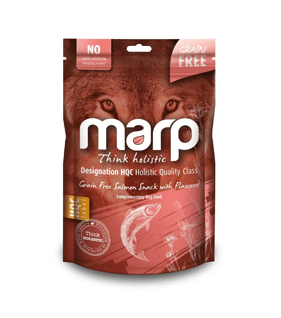Marp Treats Holistic Lososové sa ľanovým semienkom bez obilnín 150g